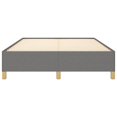 thumbnail image 4 of vidaXL Bed Frame Dark Grey 137x190 cm Full Fabric, 4 of 7