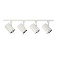 thumbnail image 2 of NICOR Lighting 4 Ft. White 4-Light Linear Track Lighting Kit Complete, H-Type [3-Wire] (10996WH4HEAD), 2 of 4