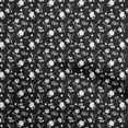 thumbnail image 1 of oneOone Rayon Black Fabric Floral Craft Projects Decor Fabric Printed By The Yard 56 Inch Wide, 1 of 5