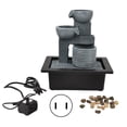 thumbnail image 2 of Desktop Ornament,Electric Tabletop Fountain Office Office Ornament Tabletop Waterfall Remarkable Clarity, 2 of 14