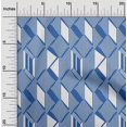 thumbnail image 1 of oneOone Cotton Poplin Fabric Parallelogram & Triangle Geometric Print Fabric BTY 56 Inch Wide, 1 of 4
