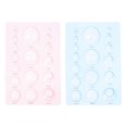 thumbnail image 1 of 2Pcs Flower Petal Clay Molds Ball Shaped Clay Gauges, 1 of 8