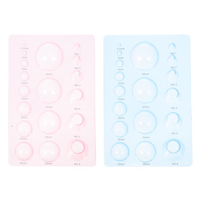 2Pcs Flower Petal Clay Molds Ball Shaped Clay Gauges