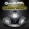 thumbnail image 4 of Bell + Howell Quadburst Multi-Directional Adjustable Panels LED Garage Light, 8000 Lumens, 4 of 6