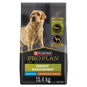 Purina Pro Plan Weight Management Large Breed Formula, Dry Dog Food 15.4 kg