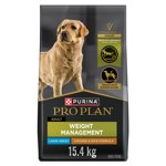 Purina Pro Plan Weight Management Large Breed Formula, Dry Dog Food 15.4 kg