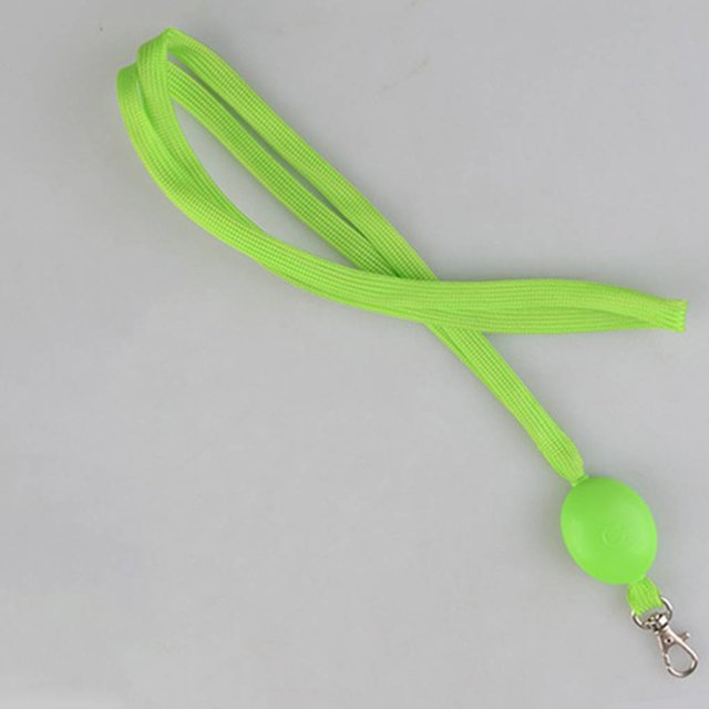 Practical LED Night Luminous Oval Light Employee Card Hanging hanging rope ;Badge LED Rope ID Name Badge Holder Lanyard