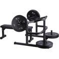 thumbnail image 1 of Alician 1050LBS Chest Press Machine with Converging Arms,Bench Press Machine with Independent Flat Bench, Heavy Duty Bench Press Rack for Home Gym,Chest Workout Equipment, 1 of 8