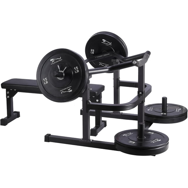 Alician 1050LBS Chest Press Machine with Converging Arms,Bench Press Machine with Independent Flat Bench, Heavy Duty Bench Press Rack for Home Gym,Chest Workout Equipment