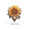 thumbnail image 3 of YDLCAFD Decorative Beads String Sunflower Acrylic Window Hanging Sunflower P Lant Wall Decorations Sunflower Hanging Decoration Acrylic Flower Window Panel Wall Outdoor Garden, 3 of 9