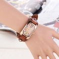 thumbnail image 2 of HBFAGFB Women's Watch Quartz Leather Strap Rectangular Colored Digital Watch Cute Dress B, 2 of 3