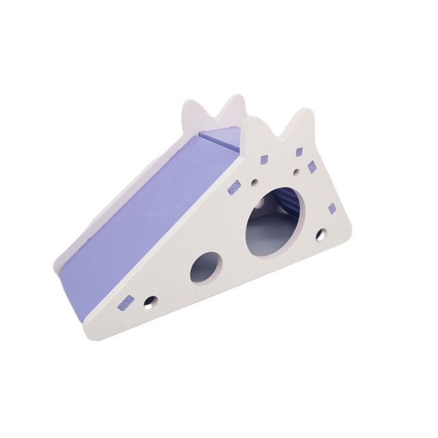 fastboy Accessoires de Hamster - Entretien Réduit Mignon et Ludique pour les Petits Espaces PVC Cage Accessoires Cachette de Hamster pour Hamster A Rose A Violet