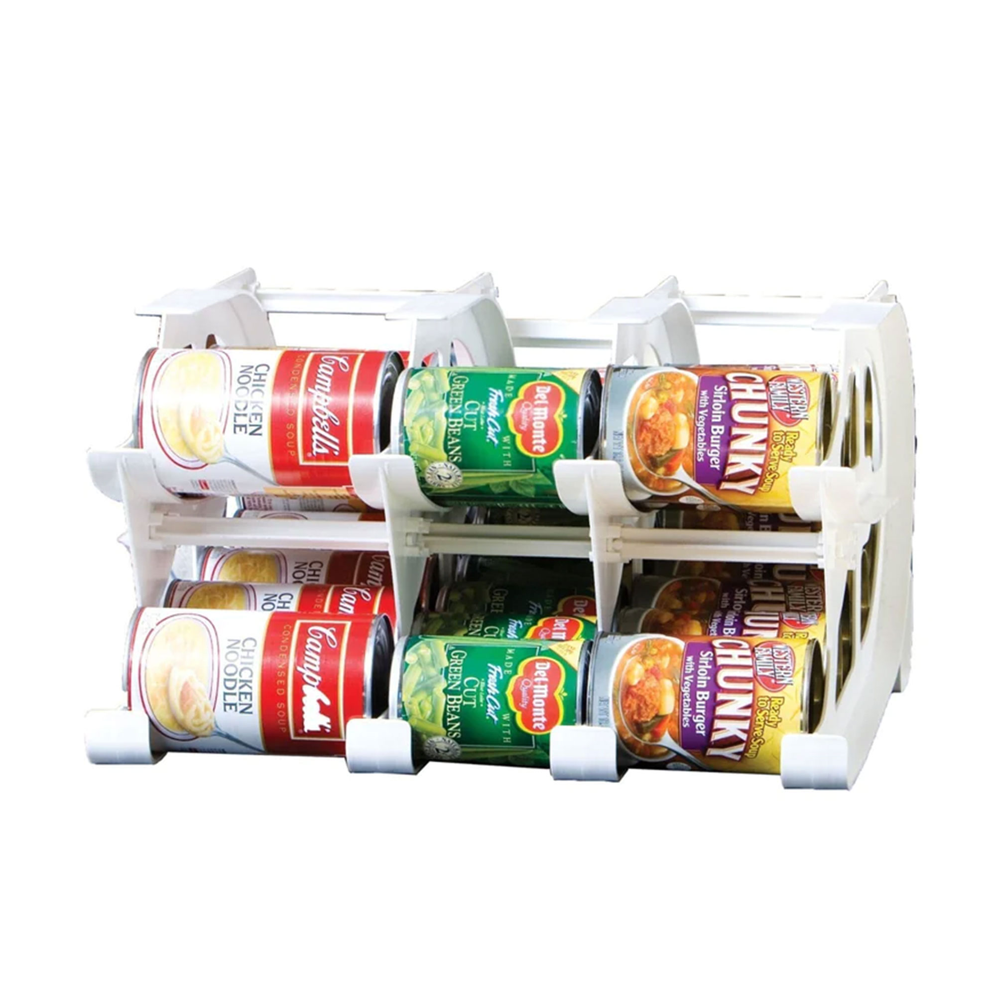 FIFO Countertop Mini Can Tracker Holds 30 10-24 Ounce Can Sizes, USA Made