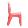thumbnail image 2 of Red Plastic Stackable School Chair with Carrying Handle and 11'' Seat Height, 2 of 4