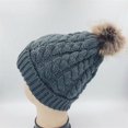 thumbnail image 1 of Mefallenssiah Winter Women Solid Color Fashionable Plush and Thick Warm Ear Protection Hood, 1 of 1