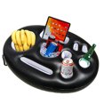 thumbnail image 3 of LJNYFDC Bouée de Boisson pour Piscine, Porte-Boisson Gonflable pour Piscine avec Poignée à 8/9 Trous et Conception Portable, Parfait pour Gobelets Flottants, Collations, Fruits, Boissons et Téléphones Cellulaires, 3 of 6