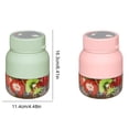 thumbnail image 3 of Oleegame 2PC Portable Multifunction Electric Juicer Bucket With USB Charging Large Capacity Juice Cup For Home Use Green, 3 of 6