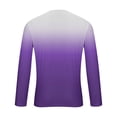 thumbnail image 5 of RXIRUCGD T-Shirt à Col Rond pour Hommes, Décontracté, Mode, Imprimé, Manches Courtes, Chandail, Violet, Taille : 2TG, 5 of 5