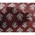 thumbnail image 4 of oneOone Viscose Chiffon Fabric Leaves & Floral Block Print Fabric By Yard 42 Inch Wide, 4 of 4