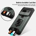 thumbnail image 2 of ORUYROP for Google Pixel 7 Case,Multi-Functional Pixel 7 Wallet Case with Card Holder,Sliding Camera Cover & Ring Holder Magnet Kickstand Protective Phone Case for Google Pixel 7 5G(2022),Dark, 2 of 7