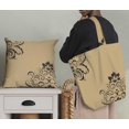 thumbnail image 5 of Soimoi Poly Georgette Fabric Ogee Damask Print Fabric by Yard 42 Inch Wide, 5 of 5