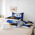 thumbnail image 5 of YST Black Cat Comforter Set 7Pcs Happy Halloween Theme Bedding Set, Twin, 5 of 5