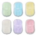 thumbnail image 3 of 50PCS/Set Soap Paper Portable Travel Soap Sheets Scented Paper Soap for Indoor Outdoor Use, 3 of 9