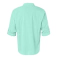 thumbnail image 5 of 2025 Men Shirts Mens Spring Loose Stand Dragon Men Collar Solid Color Pocket Mens Tee Shirts Long, 5 of 5