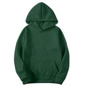 LOVZFMLL Hoodies for Men, Solid Essential Fashion Hooded Sweatshirt, Casual Everyday Versatile, Loose Fit Pullover Fall Clothes