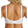 thumbnail image 4 of Women's Rago 2101 Lacette Satin and Lace Wireless Support Bra (White 46B), 4 of 4