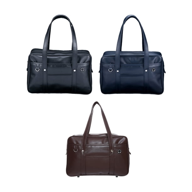 Transemion Japanese Handbag PU Leather Duffle Wide Application