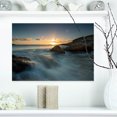 thumbnail image 1 of Sydney Seashore at Sunset - Seascape Canvas Art Print, 1 of 3