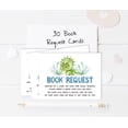 thumbnail image 3 of Inkdotpot 30 Books For Baby Shower Request Cards Bring A Book Instead Of A Card Dinosaur Jungle Animals Baby Shower Invitations Inserts Games, 3 of 6