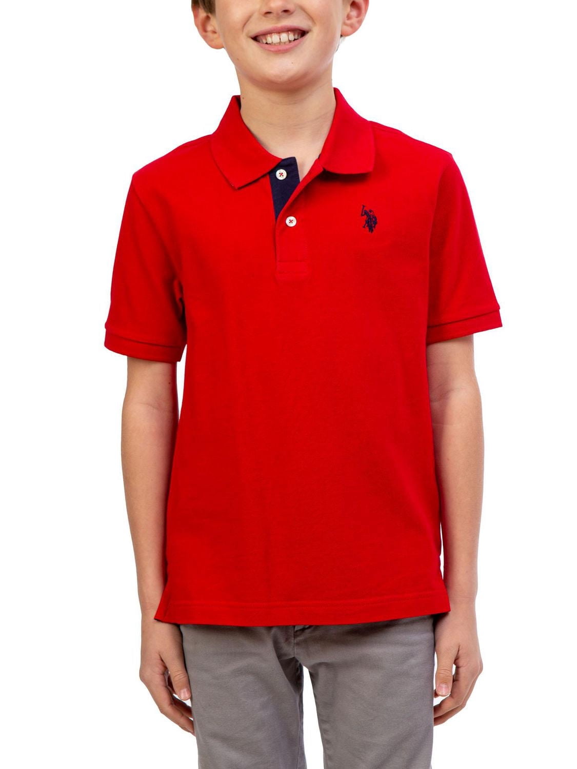 U.S. Polo Assn. Polo À Manches Courtes Pour Garçon