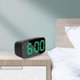 thumbnail image 3 of Digital Battery/ 2 Brightness Snooze Display Clock for Bedroom Home Bedside Elderly Kids - Red Light, 3 of 7