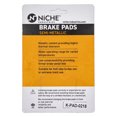 thumbnail image 2 of Niche Front Brake Pad Set for Yamaha YZF600R Semi-Metallic Motorcycle 519-KPA2430D, 2 of 5