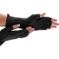 thumbnail image 1 of ISOTONER Gants Thérapeutiques Sans Doigts - A25830 (Noir, Grand), 1 of 1