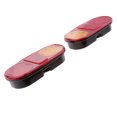 thumbnail image 4 of Lot de 2 6.5 Pieds' LED Étanche Ovale Rouge Feux de Remorque Arrière, 4 of 8