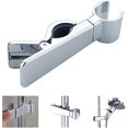 thumbnail image 1 of Support de Pommeau de Douche Réglable Universel 18-25mm Barre Coulissante Rotation 45 Degrés Support de Rail de Pommeau de Douche, 1 of 5