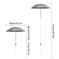 thumbnail image 2 of Housse d'Ombre Réglable pour Parasol d'Extérieur pour Pot de Jardin, Protection Solaire, Résistante aux UV, Coupe-Vent, Pare-Grêle pour Patio, Balcon, Pot de Fleurs, Contenant pour Légumes, Accessoires de Jardinage, 2 of 6