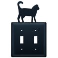 thumbnail image 3 of Village Wrought Iron ESS-6 Couvercle Interrupteur pour Chat Double - Noir, 3 of 3