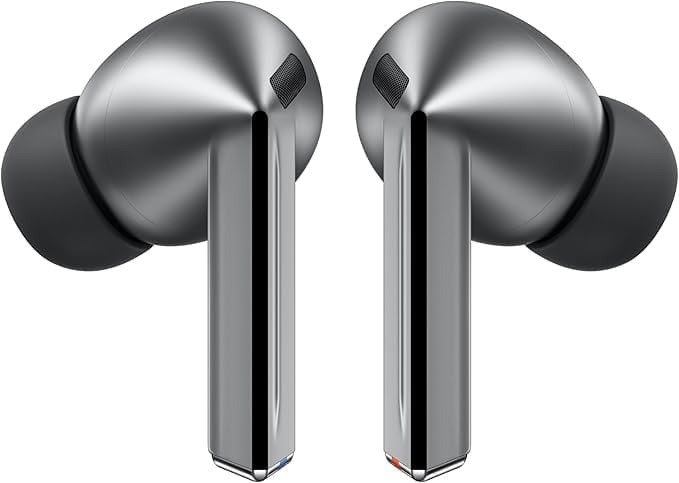 SAMSUNG Galaxy Buds 3 Pro AI True Wireless Bluetooth Earbuds, Noise Cancelling, Sound Optimization, Real-Time Interpreter, Redesigned Comfort Fit (Silver)