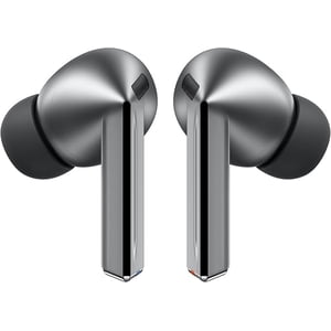 SAMSUNG Galaxy Buds 3 Pro AI True Wireless Bluetooth Earbuds, Noise Cancelling, Sound Optimization, Real-Time Interpreter, Redesigned Comfort Fit (Silver)