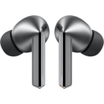 SAMSUNG Galaxy Buds 3 Pro AI True Wireless Bluetooth Earbuds, Noise Cancelling, Sound Optimization, Real-Time Interpreter, Redesigned Comfort Fit (Silver)