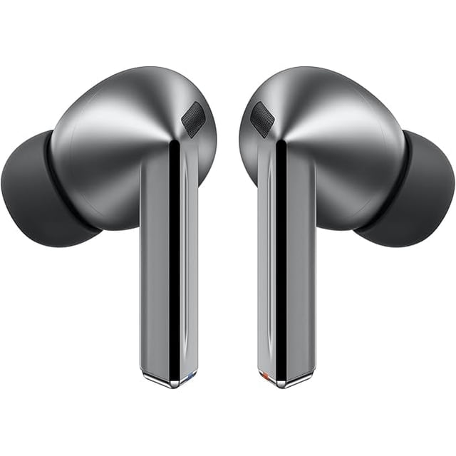 SAMSUNG Galaxy Buds 3 Pro AI True Wireless Bluetooth Earbuds, Noise Cancelling, Sound Optimization, Real-Time Interpreter, Redesigned Comfort Fit (Silver)