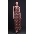 thumbnail image 4 of Bimba Robe Longue pour Femmes en Rayonne à Imprimé Floral Chic Bohème d'Été Maxi de Plage - X-Grand, 4 of 5