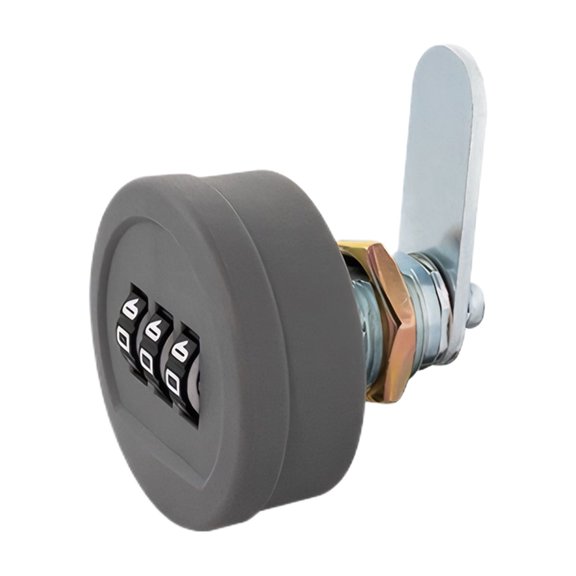 tredstone Petit Verrou de Sécurité Facile à Installer sur n'Importe Quel Tiroir Verrou d'Armoire Verrou de Tiroir Casier de Boîte aux Lettres 30 mm Gris