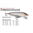 thumbnail image 3 of Rapala Poisson Nageur Original Floating 2", Truite arc en ciel, 3 of 4