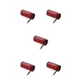 thumbnail image 2 of QualitChoice Universel Grande Capacité Tambour Bâton Sac de Rangement Portable Réutilisable Organisateur Oxford Porte-Étoffe Pochette Rouge 5PCS, 2 of 6