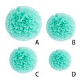 thumbnail image 4 of Maoww Boule de Fleurs en Papier Bleue 6106, 4 of 9